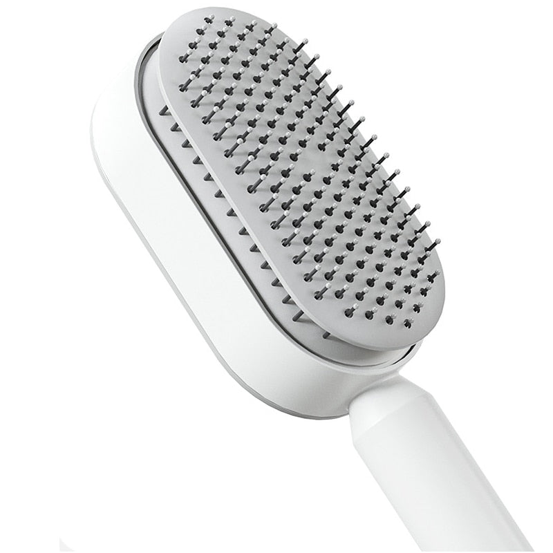 Self Cleaning Anti-Static Hair Brush with Airbag Massager