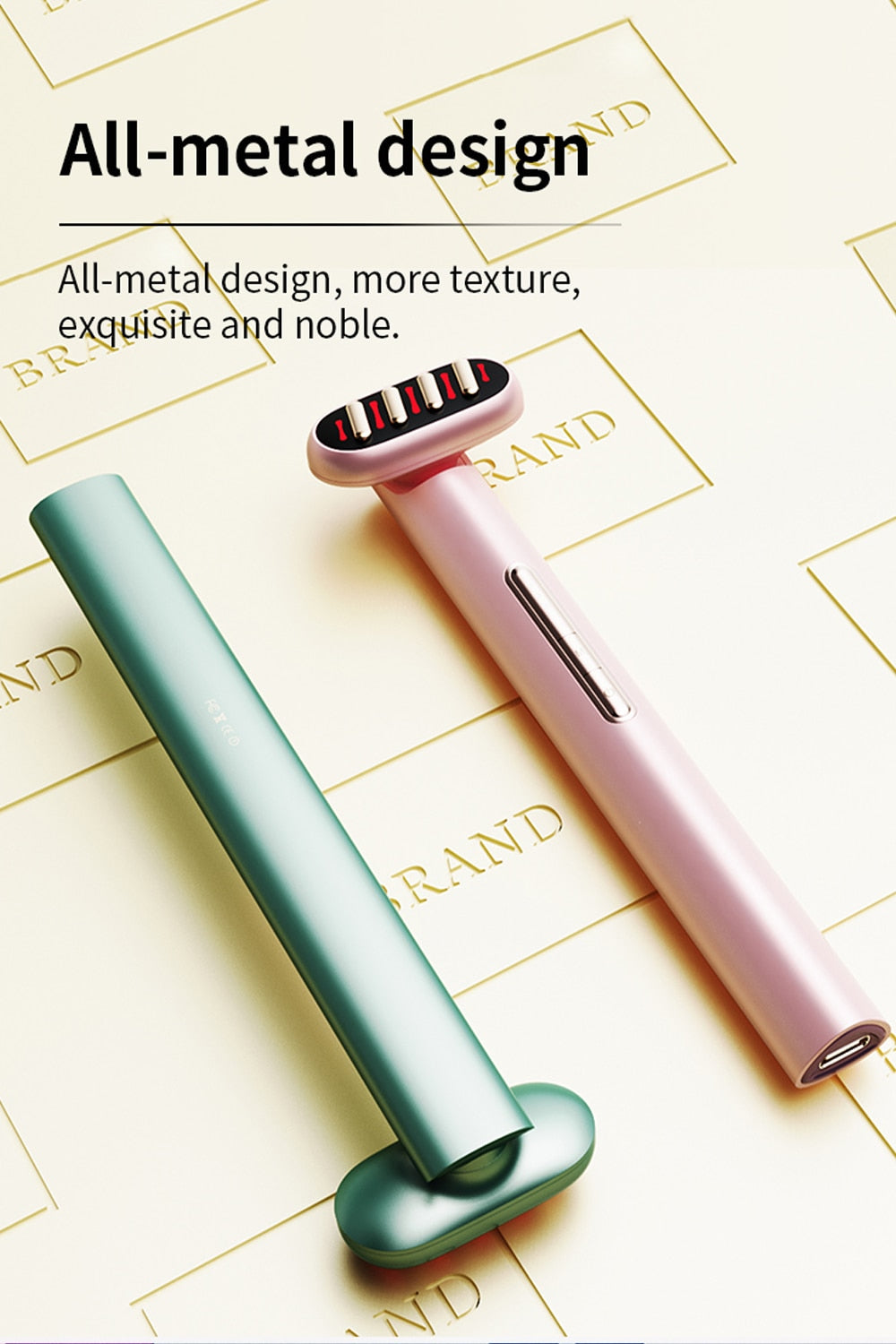 Revolutionairy 5-in-1 Ultrasonic Microcurrent Facial Massager