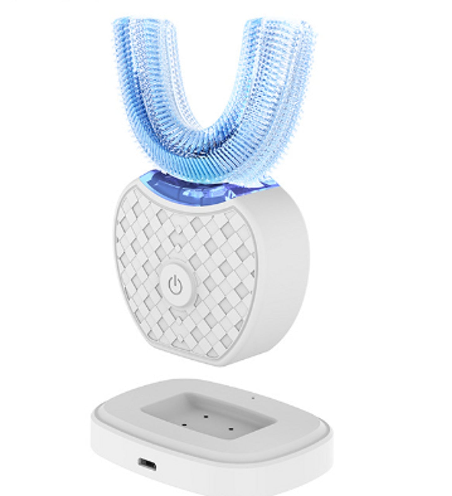 360 Degrees Automatic Sonic Electric Toothbrush with Whitening Blue Light