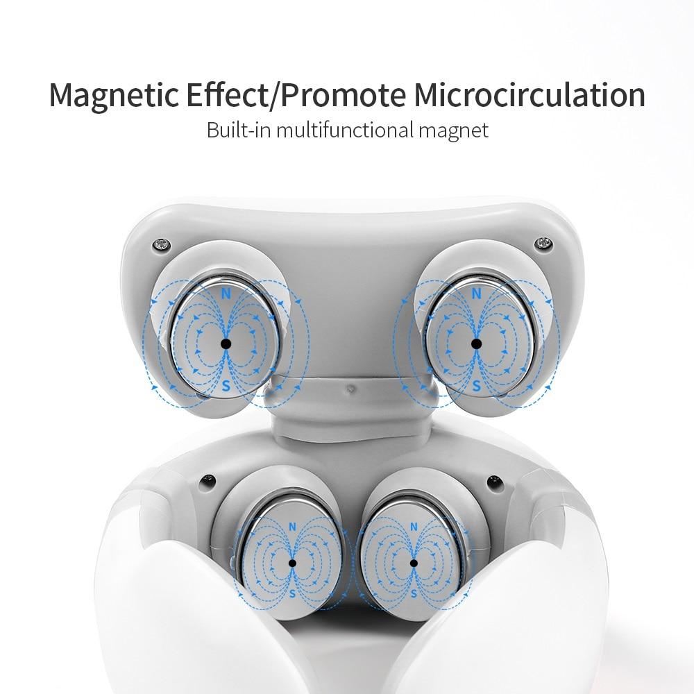 Intelligent 4D Neck Shoulder Massager with TENS Pulse Technology