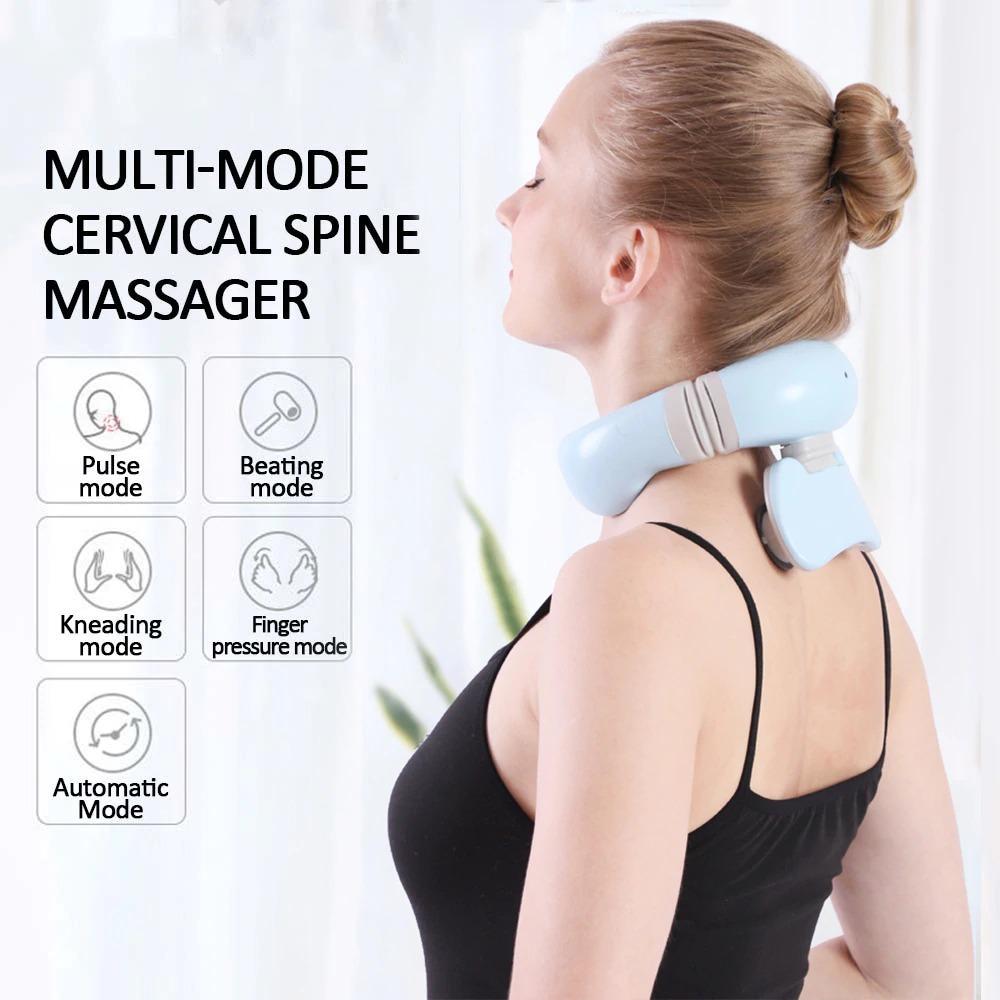 Intelligent 4D Neck Shoulder Massager with TENS Pulse Technology