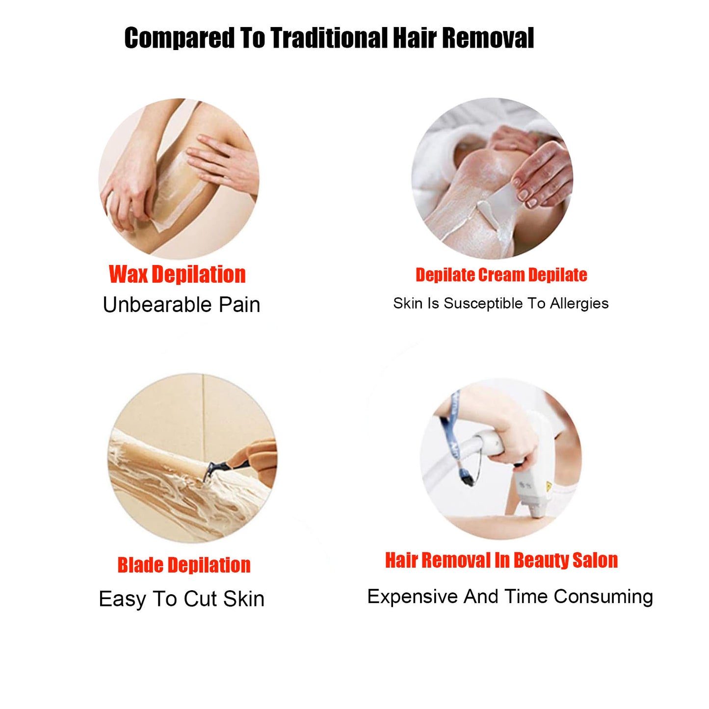 Eco-friendly Revolutionairy Hair Removal Epilator