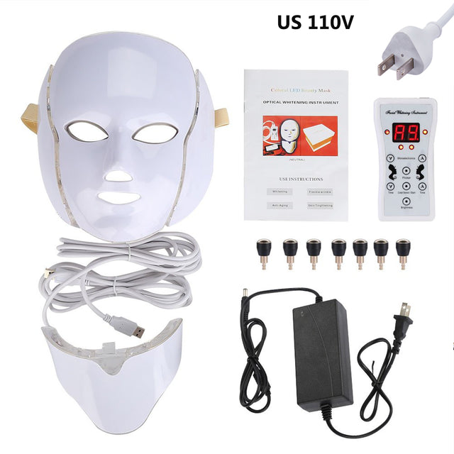 7-in-1 Photodynamic LED Facial Beauty Mask