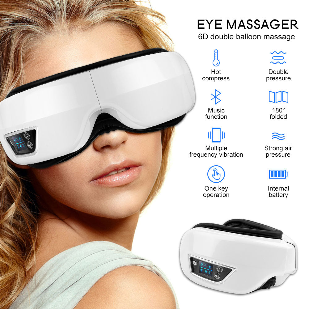 Multifuntional 6D Smart Airbag Eye Massager