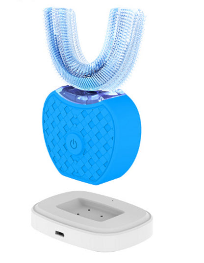 360 Degrees Automatic Sonic Electric Toothbrush with Whitening Blue Light