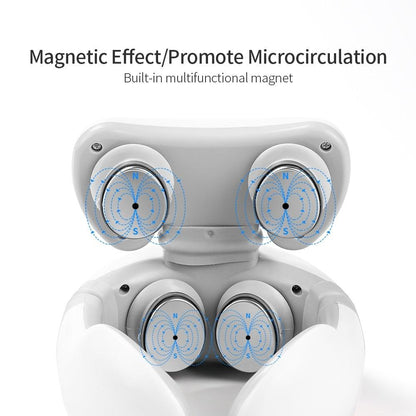 Intelligent 4D Neck Shoulder Massager with TENS Pulse Technology