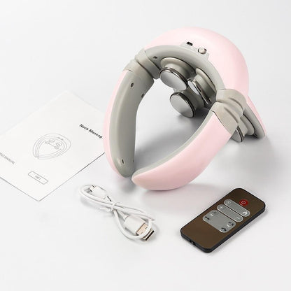 Intelligent 4D Neck Shoulder Massager with TENS Pulse Technology