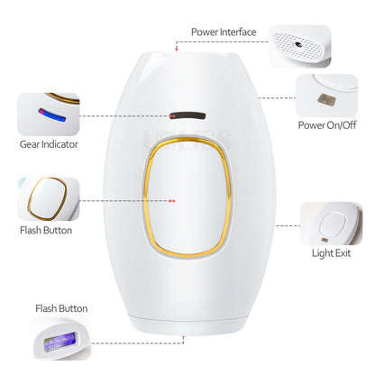 Xenon Quartz Tube Light Hair Removal Set