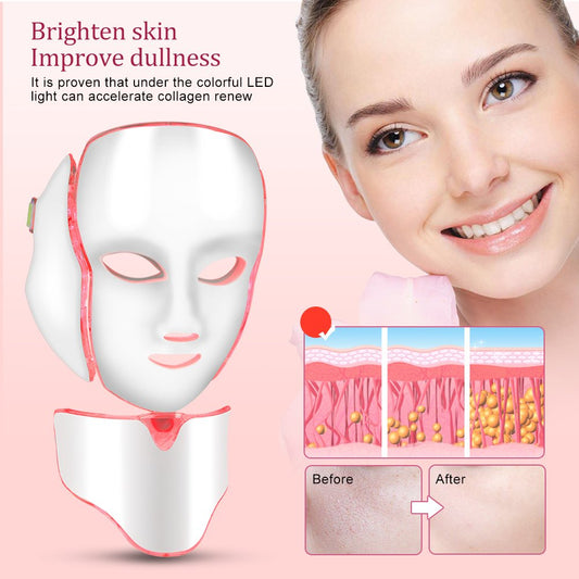 7-in-1 Photodynamic LED Facial Beauty Mask