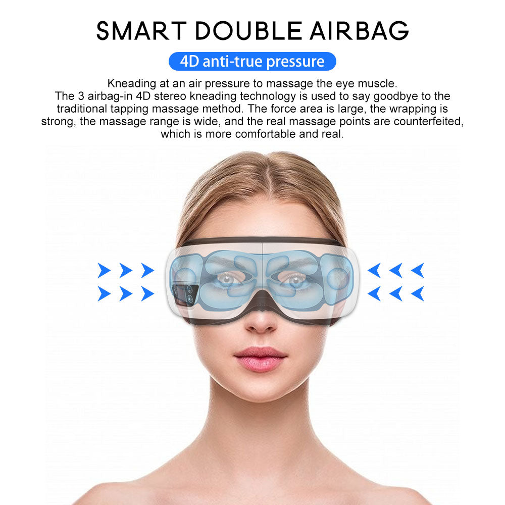 Multifuntional 6D Smart Airbag Eye Massager